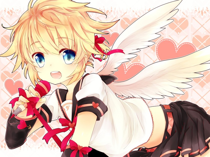kagamine len (vocaloid and 1 more) drawn by leeannpippisum
