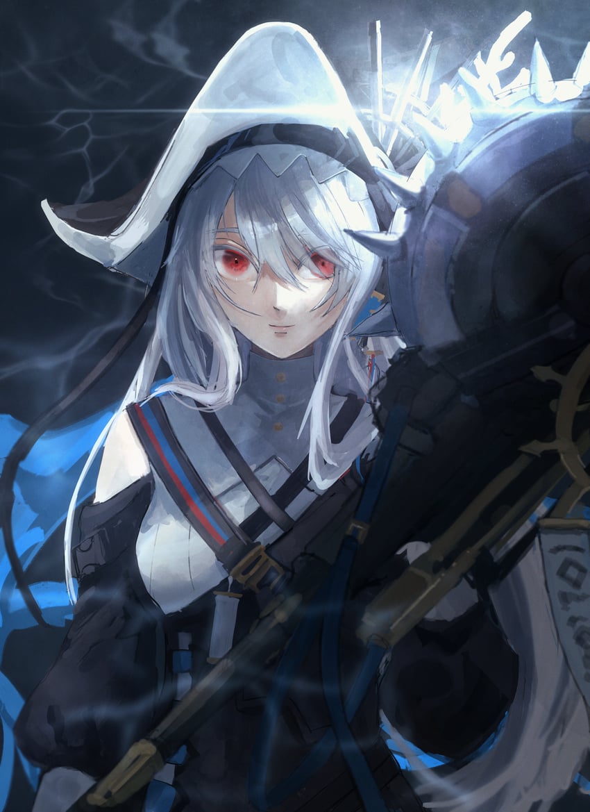 specter and specter the unchained (arknights) drawn by kiku_re001