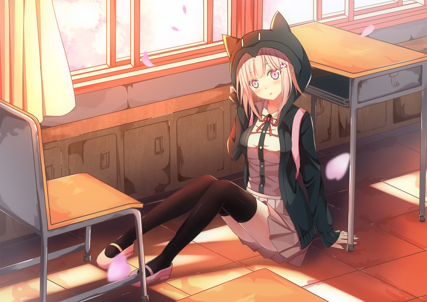 nanami chiaki (danganronpa and 2 more) drawn by tianya_beiming