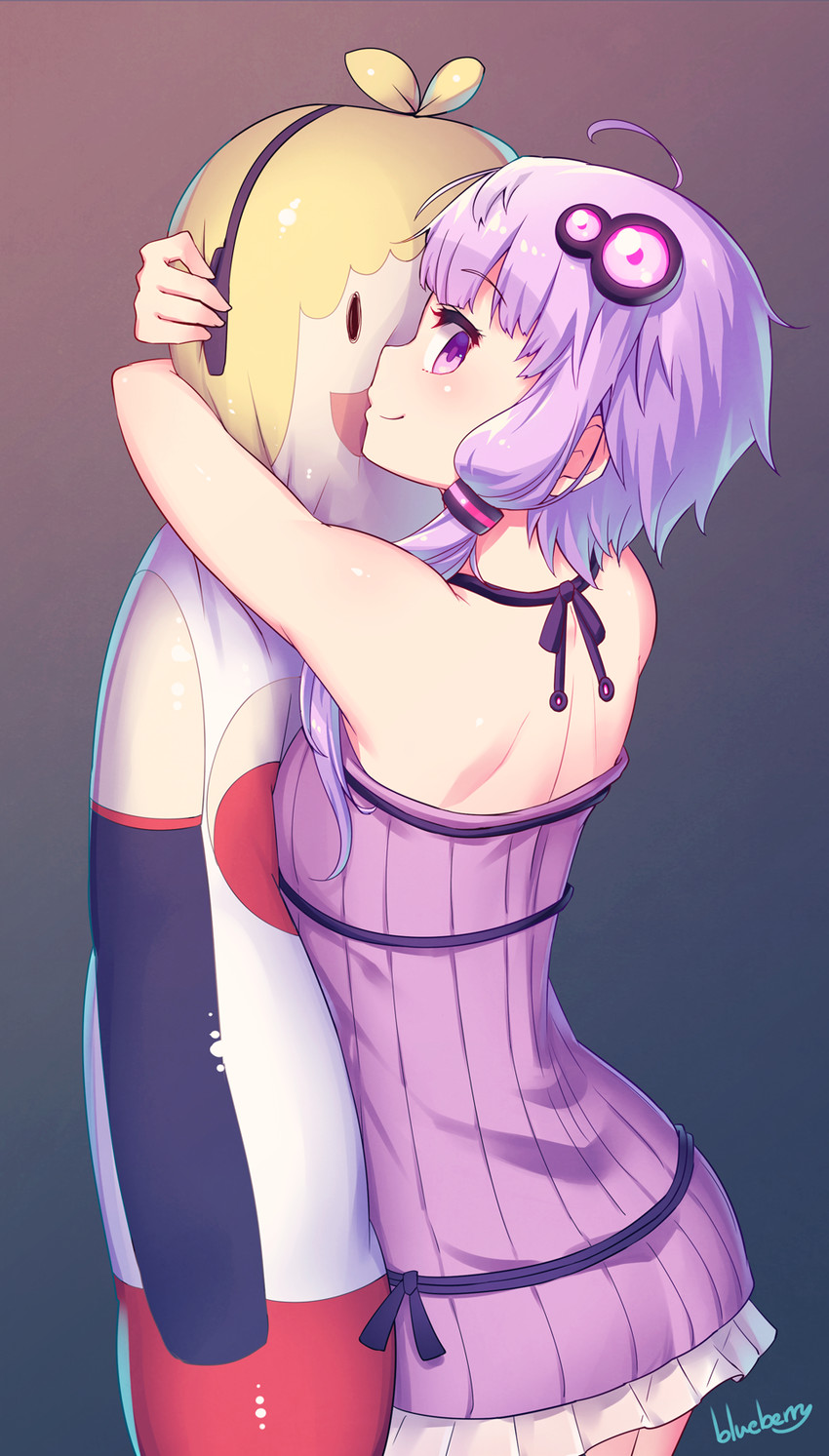 yuzuki yukari and tsurumaki maki (vocaloid and 1 more) drawn by blueberry_(5959)