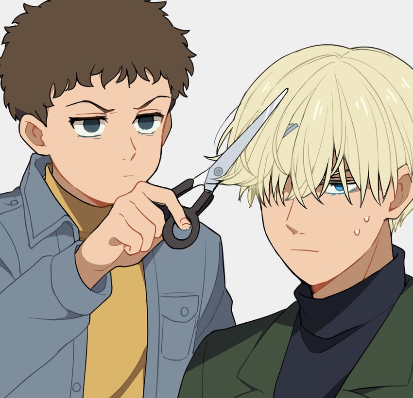 amuro ray and shirouzu (gundam and 2 more) drawn by fuji_(f_ukkami)