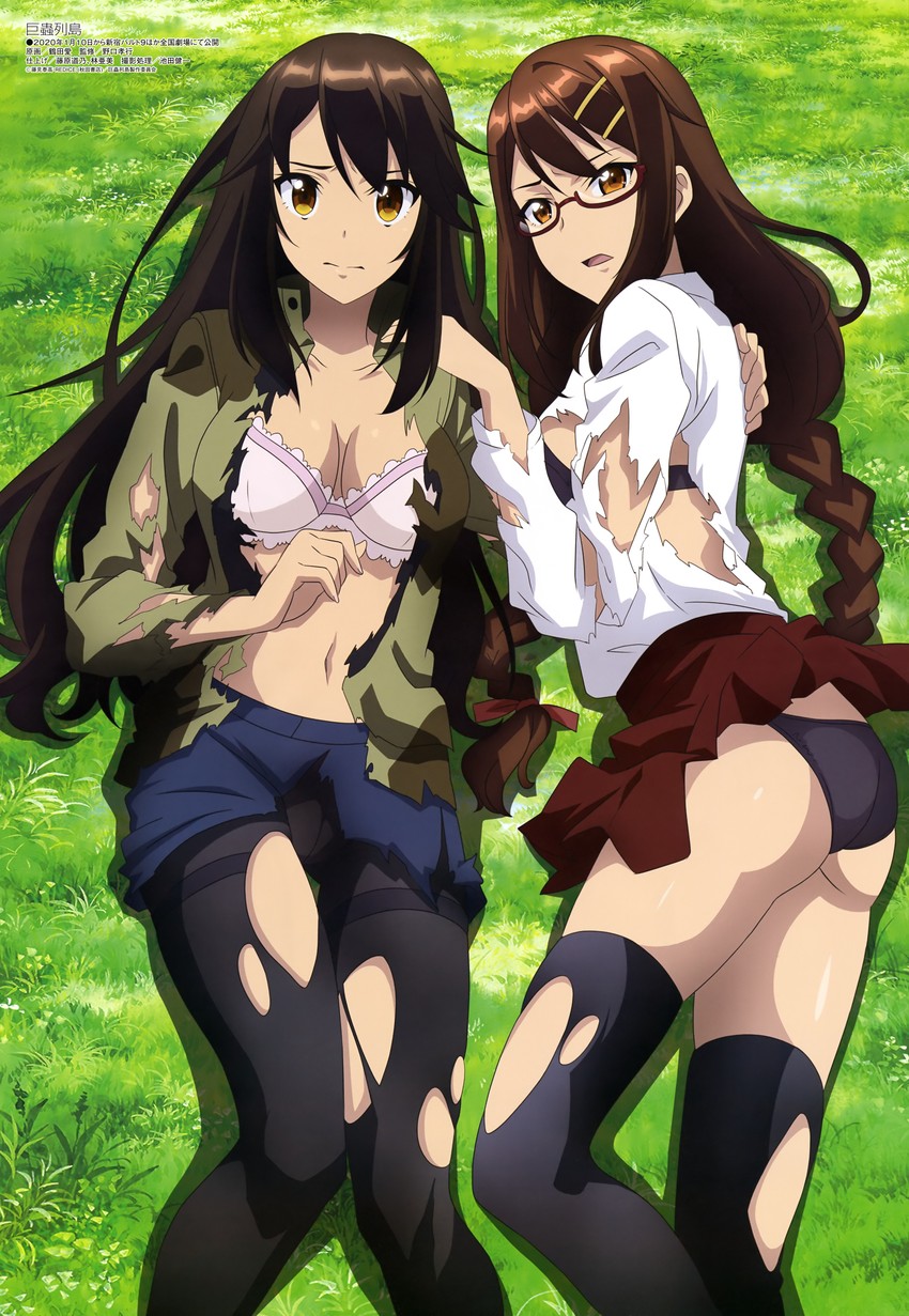 oribe mutsumi and naruse chitose (megami magazine and 1 more) drawn by tsuruta_ai