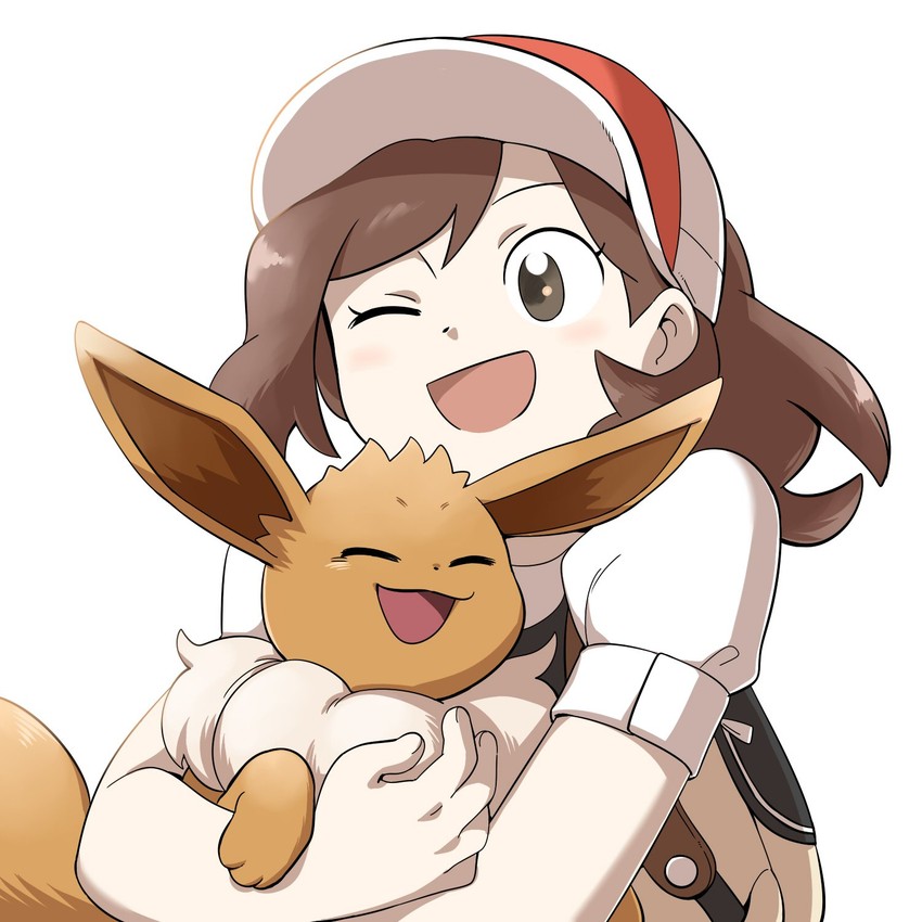 eevee and elaine (pokemon and 1 more) drawn by nutkingcall