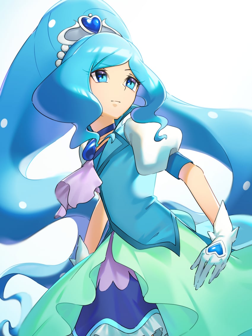 sawaizumi chiyu and cure fontaine (precure and 1 more) drawn by mian_(3zandora)