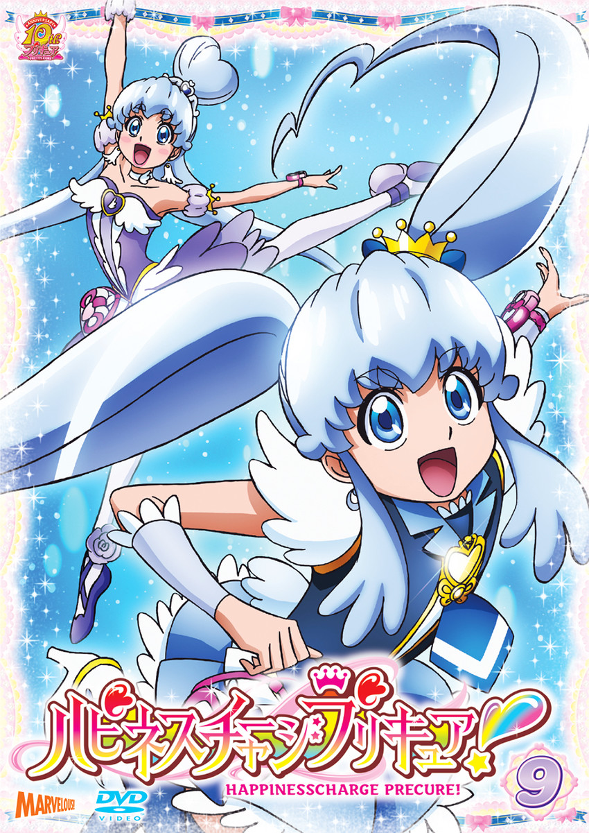 shirayuki hime and cure princess (precure and 1 more) drawn by satou_masayuki