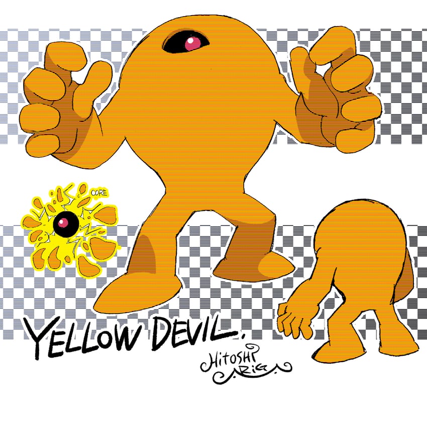 yellow devil (mega man and 2 more) drawn by ariga_hitoshi