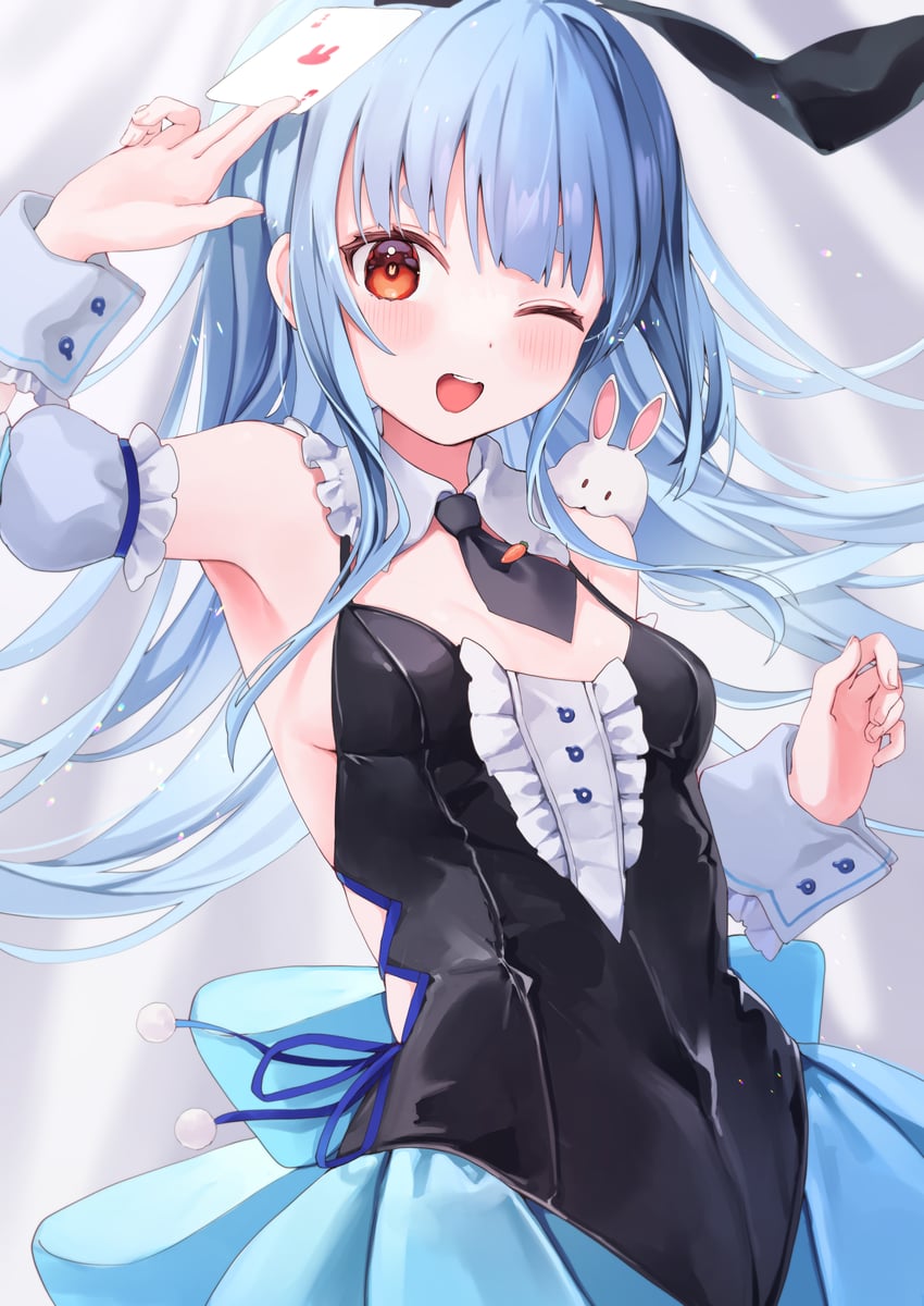usada pekora and don-chan (hololive) drawn by kashuu_(pixiv_66328082)
