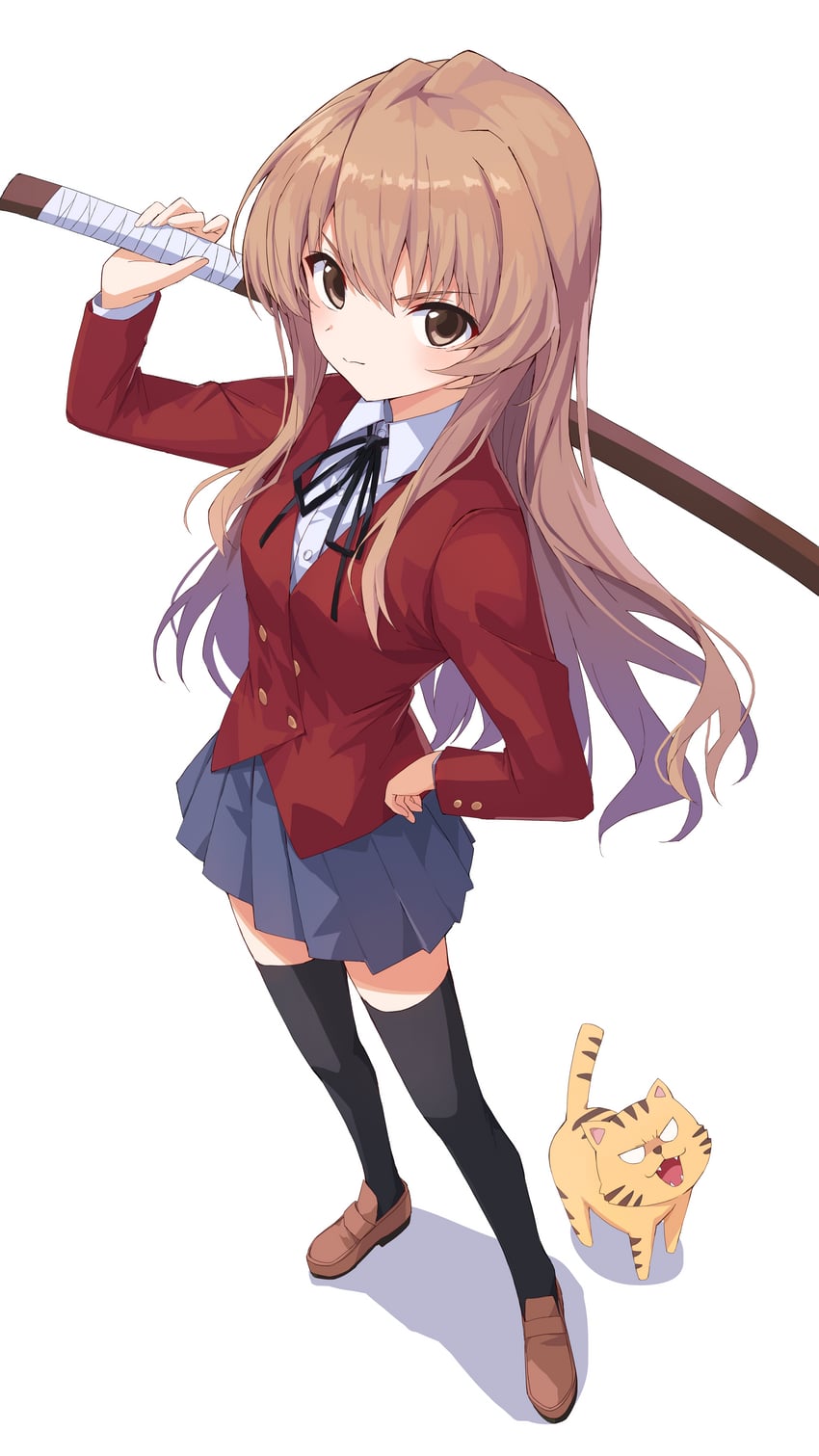 aisaka taiga and palmtop tiger (toradora!) drawn by yanagi_marie