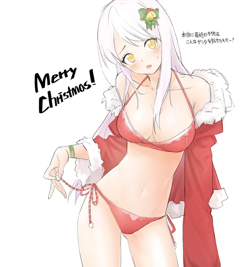 eve santaclaus (idolmaster and 1 more) drawn by fpanda