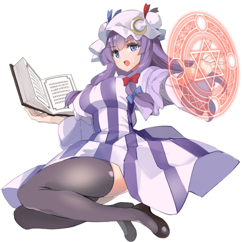 patchouli knowledge (touhou and 1 more) drawn by kamukamu_(ars)
