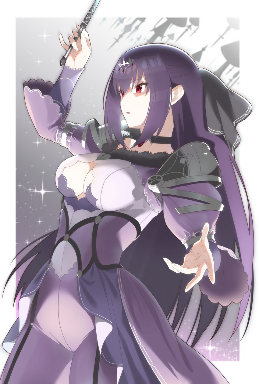 scathach and scathach skadi (fate and 1 more) drawn by ryotarou_(seyana)