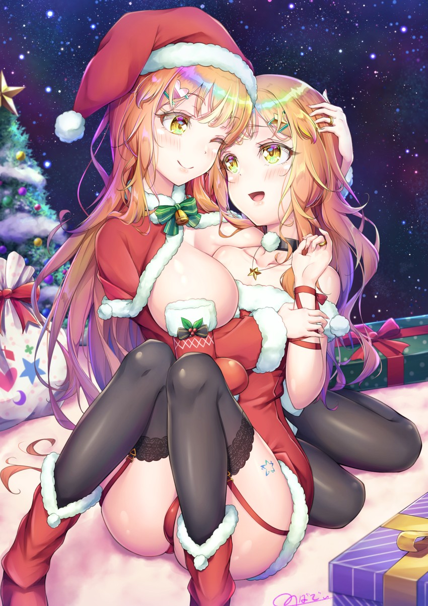 natsusora wakana and natsusora aona (original) drawn by novady