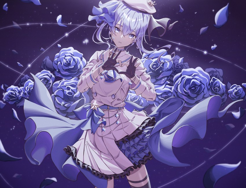 hoshimachi suisei (hololive and 1 more) drawn by yozora_(1wkdgusdn)