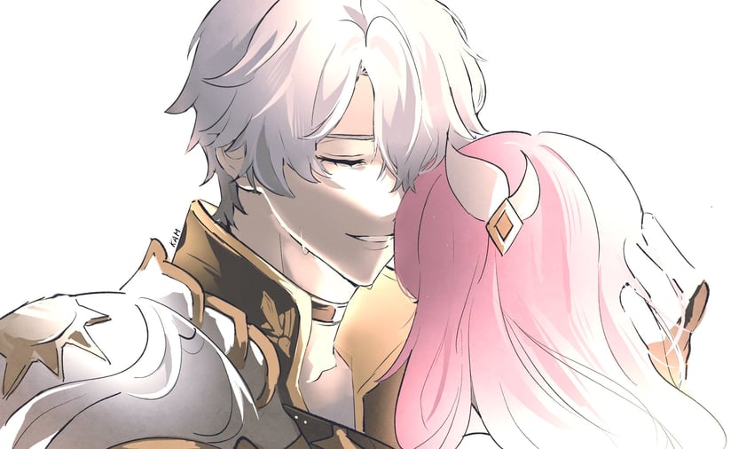 phainon and cyrene (honkai and 1 more) drawn by kam_(kam_nlfa)