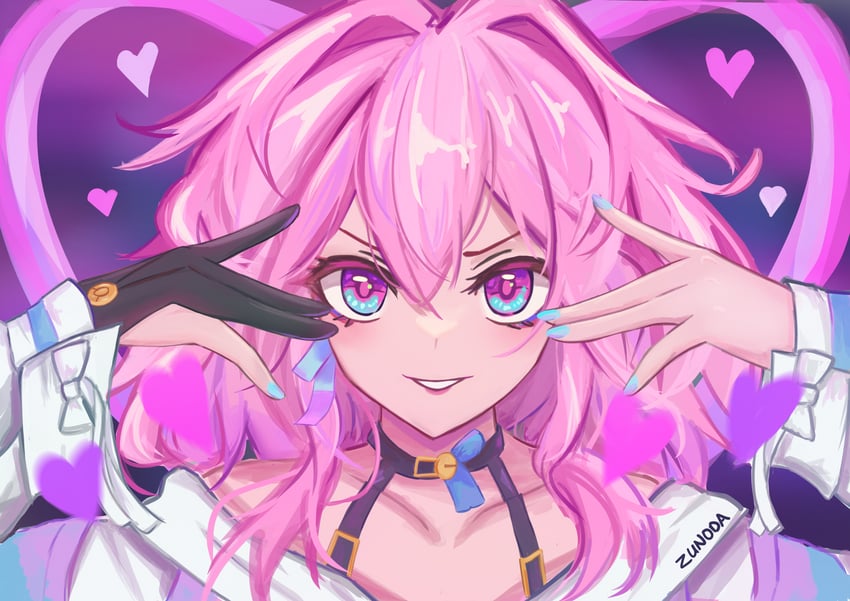 march 7th (honkai and 1 more) drawn by zunoda