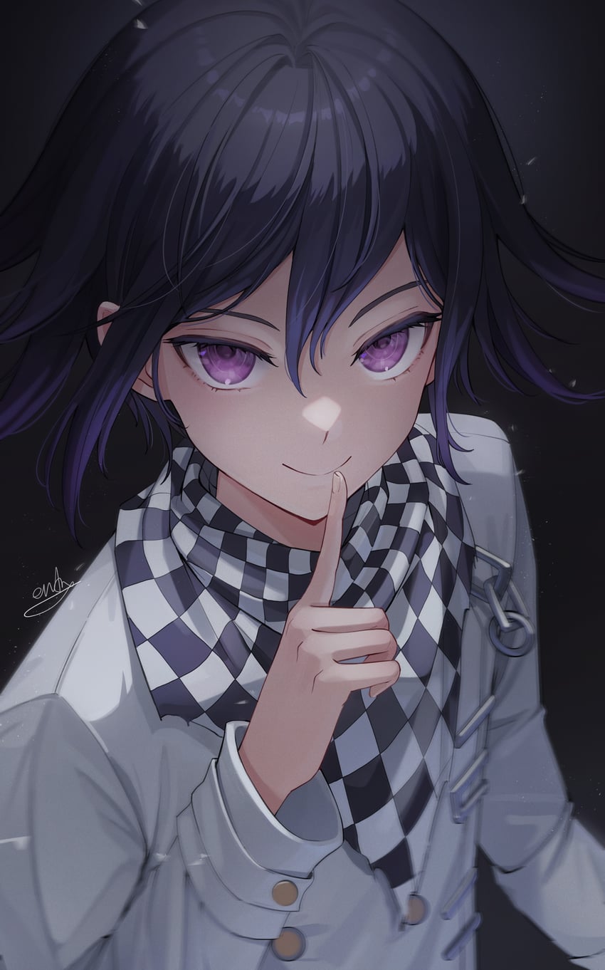 oma kokichi (danganronpa and 1 more) drawn by aendi_en_d_endei