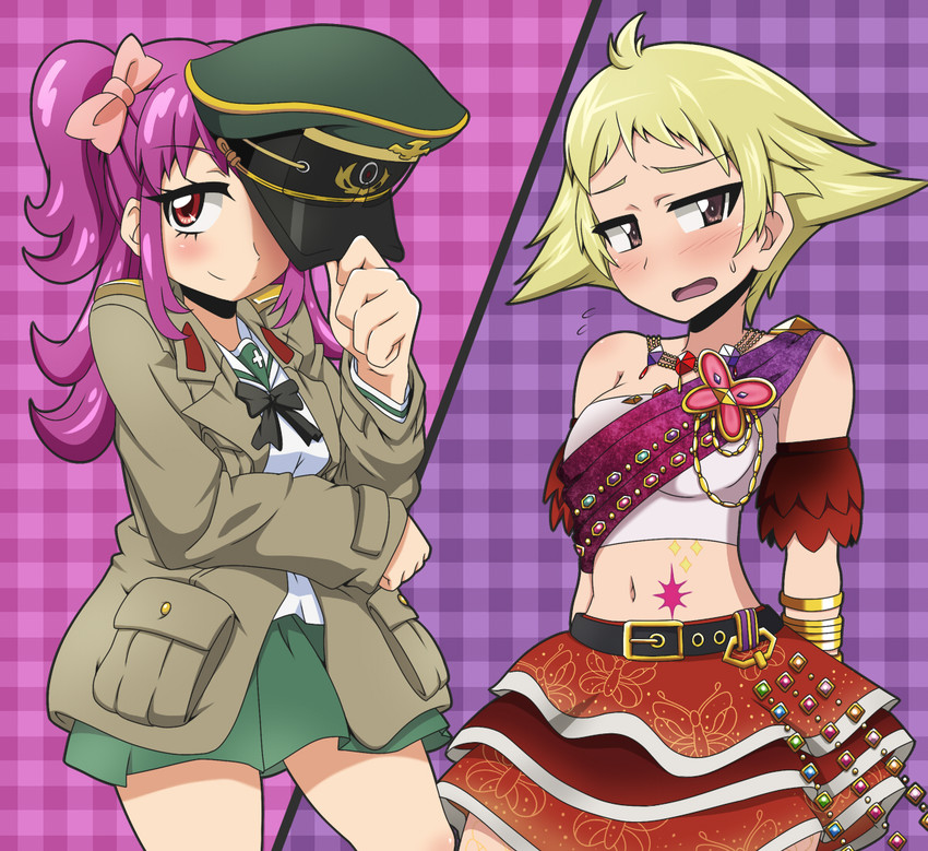 erwin, minowa hikari, and moriya satomi (girls und panzer and 1 more) drawn by kani_club