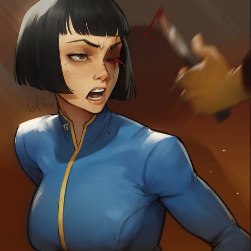 vault dweller (fallout and 1 more) drawn by vankraut