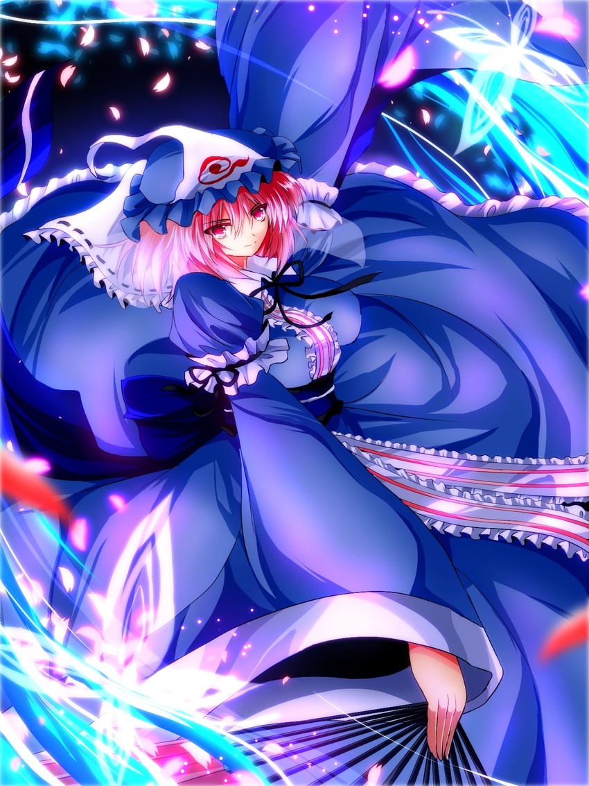 saigyouji yuyuko (touhou) drawn by nekominase