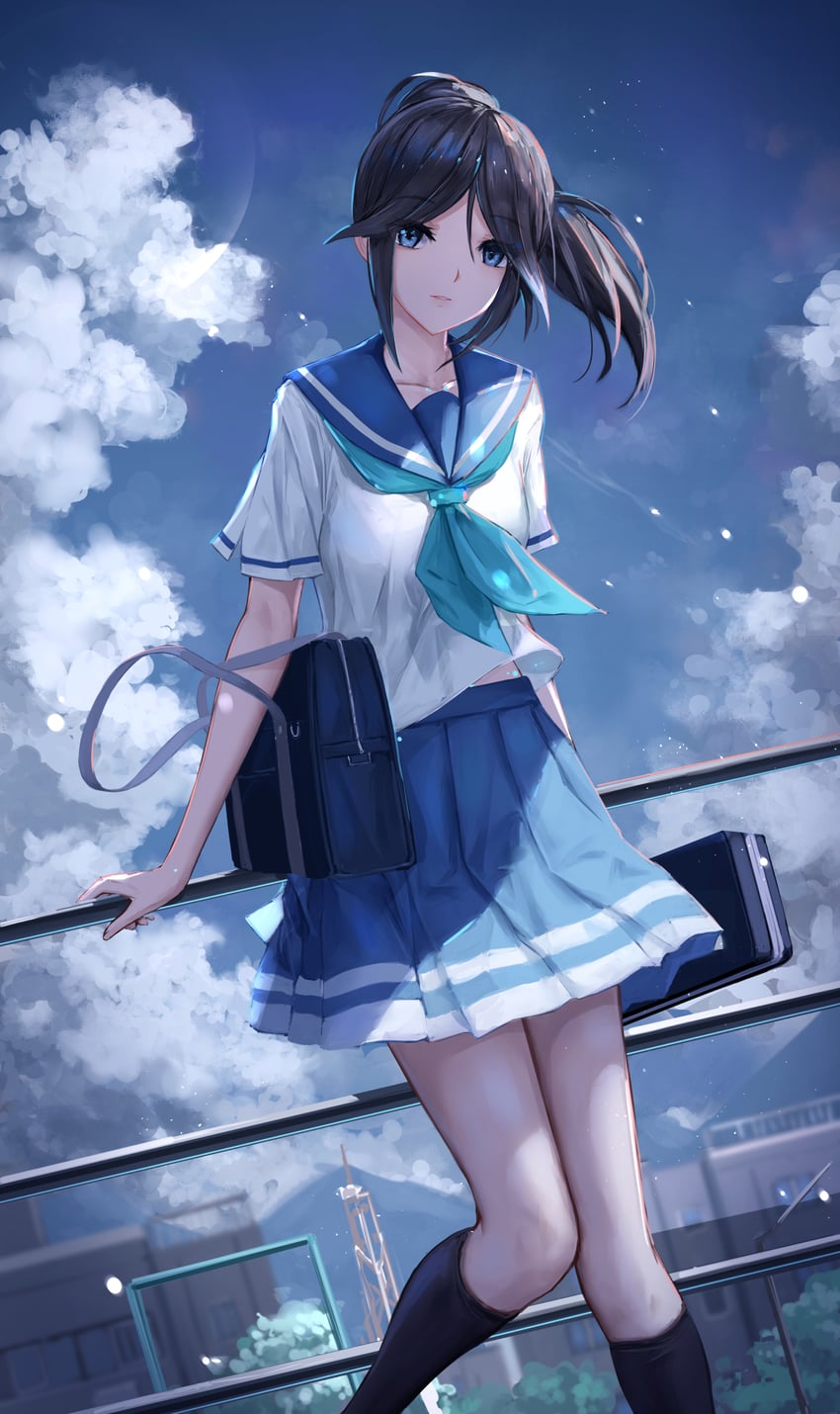 kasaki nozomi (hibike! euphonium and 1 more) drawn by yuzuriha_(atelier_liang)