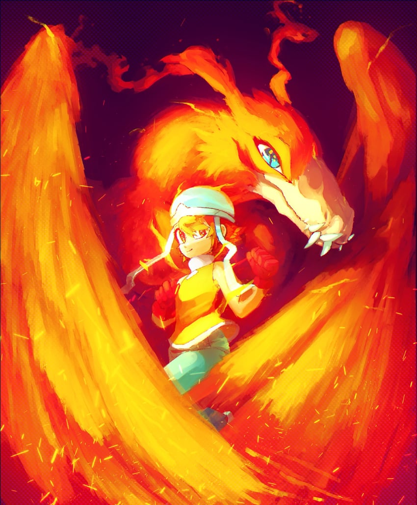 takenouchi sora and birdramon (digimon and 1 more) drawn by geahgeah