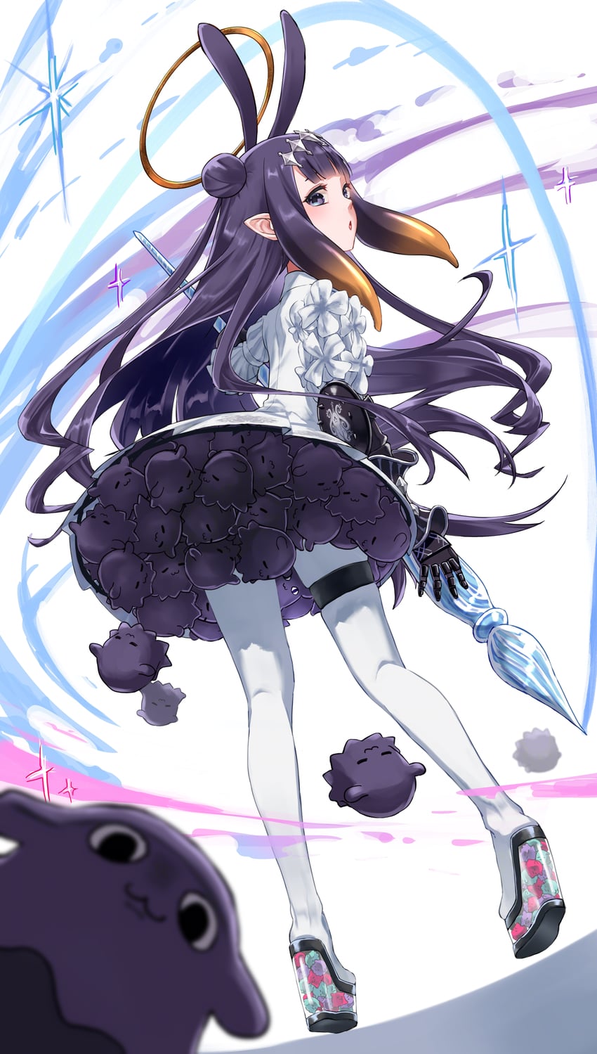ninomae ina'nis and takodachi (hololive and 1 more) drawn by oji_(nyantyu081)