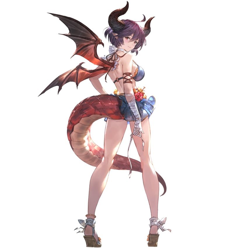 grea (granblue fantasy and 1 more) drawn by minaba_hideo