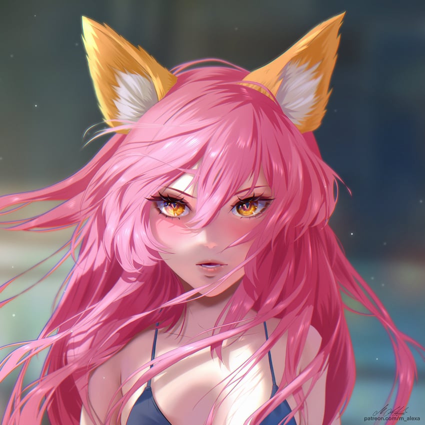 tamamo and tamamo no mae (original) drawn by m_alexa