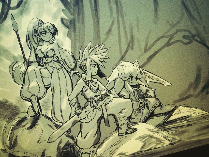 primm, popoi, and randi (seiken densetsu and 1 more) drawn by robaato