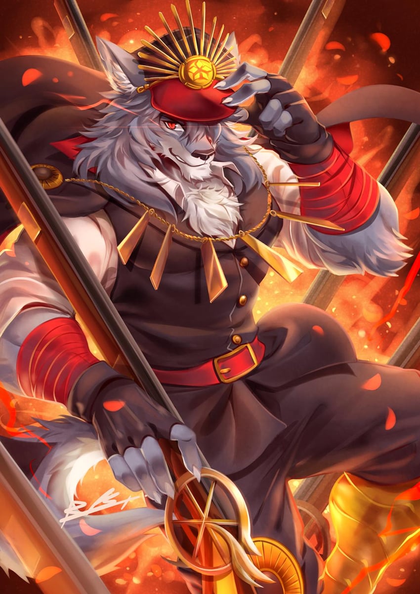 oda nobunaga and patxi (fate and 1 more) drawn by rabbity_art