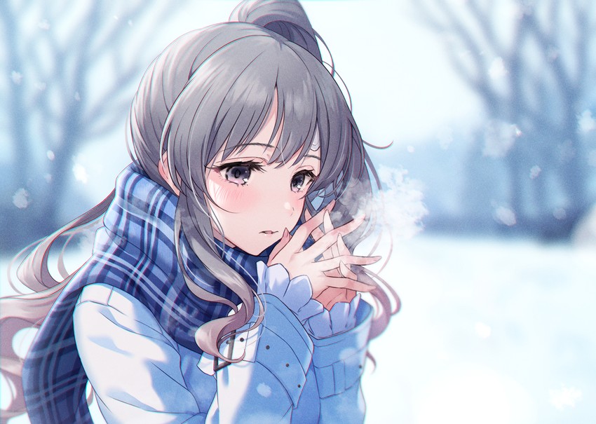 yukoku kiriko (idolmaster and 1 more) drawn by miyasaka_so