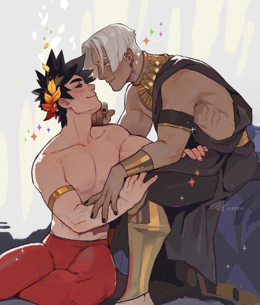 zagreus and thanatos (hades and 1 more) drawn by atanerrum