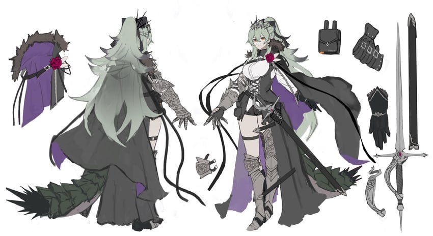 rathian and dreadqueen rathian (original and 1 more) drawn by arigiep