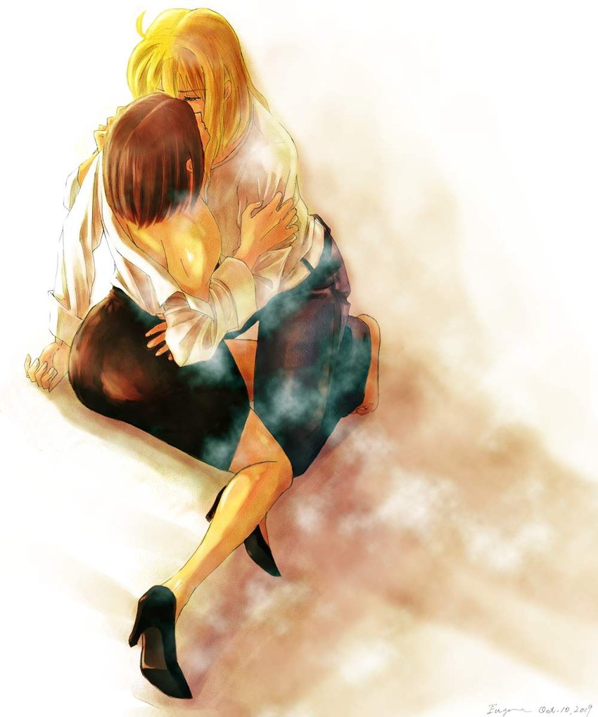 satou sei and mizuno youko (maria-sama ga miteru) drawn by eugene