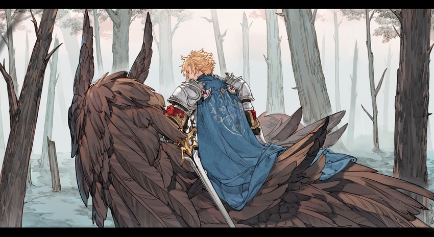 warrior of light and paladin (final fantasy and 1 more) drawn by ricemune723623