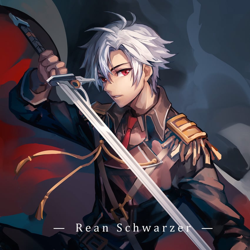 rean schwarzer (eiyuu densetsu and 2 more) drawn by feng_you
