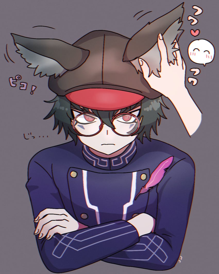 zilch alexander (master detective archives: rain code) drawn by mufksin