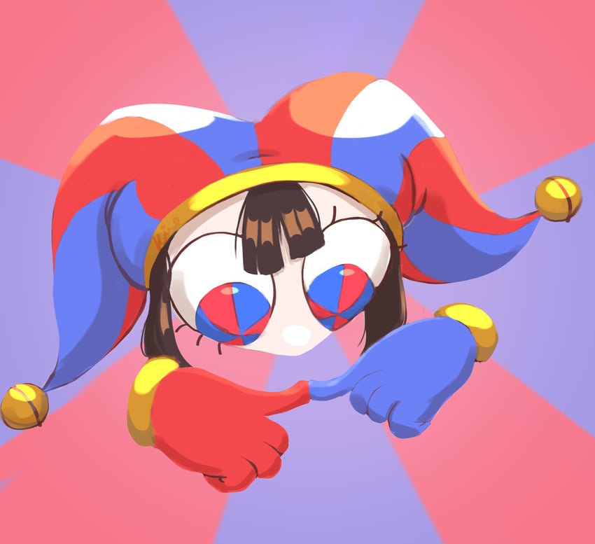 pomni (the amazing digital circus) drawn by a_key_r_a