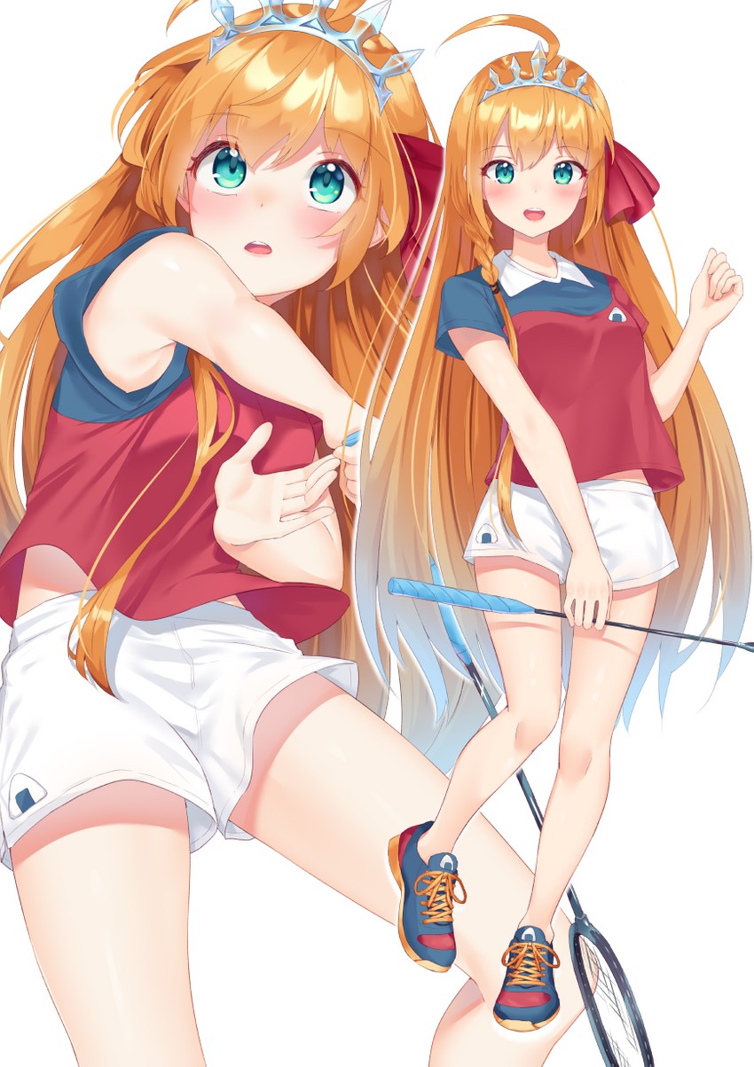 pecorine (princess connect!) drawn by k_mugura