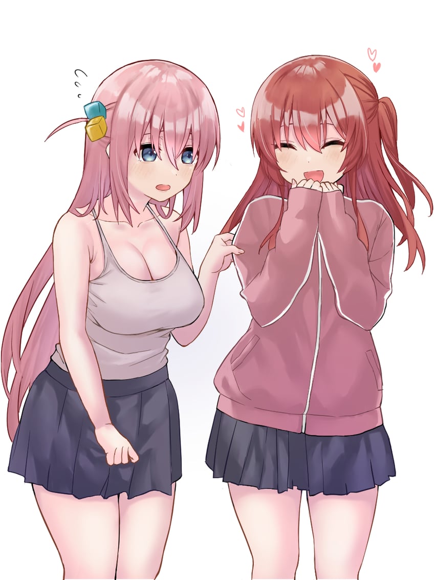gotoh hitori and kita ikuyo (bocchi the rock!) drawn by marimo_625