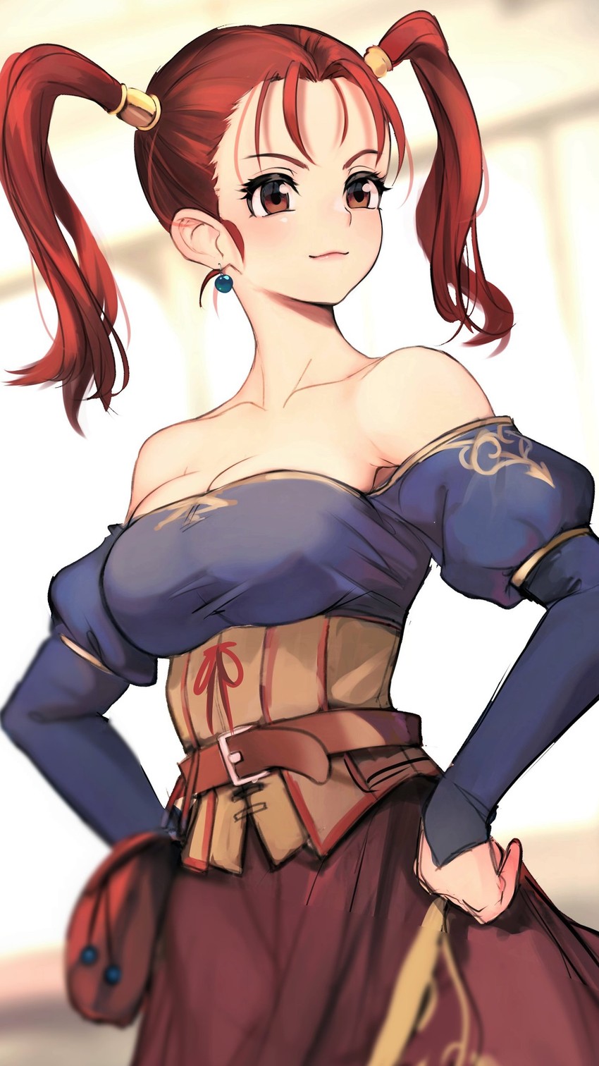 jessica albert (dragon quest and 1 more) drawn by lumo_1121