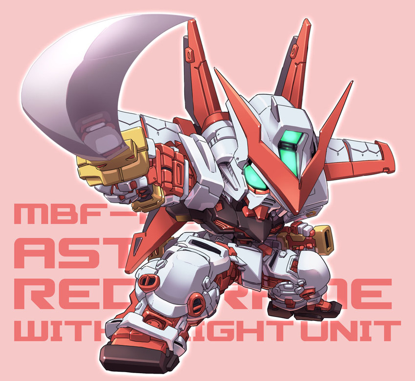 gundam astray red frame (gundam and 3 more) drawn by yabe_makoto