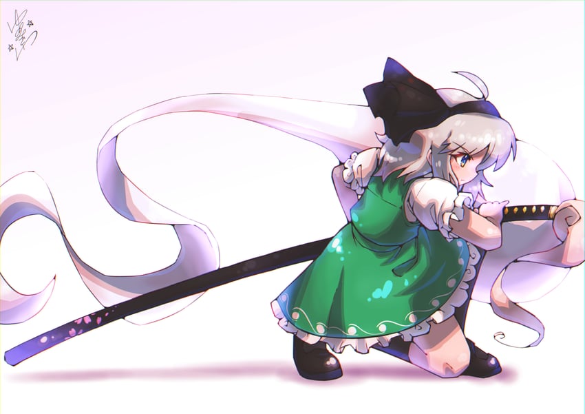 konpaku youmu (touhou and 1 more) drawn by yumemizawazawa