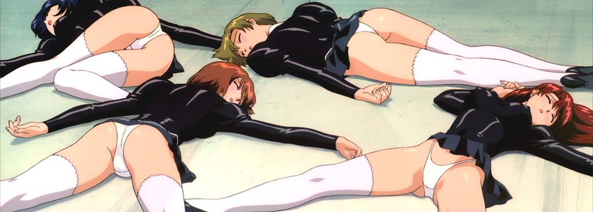 black delmo, naomi, rika, yuki, and misaki (aika and 1 more)