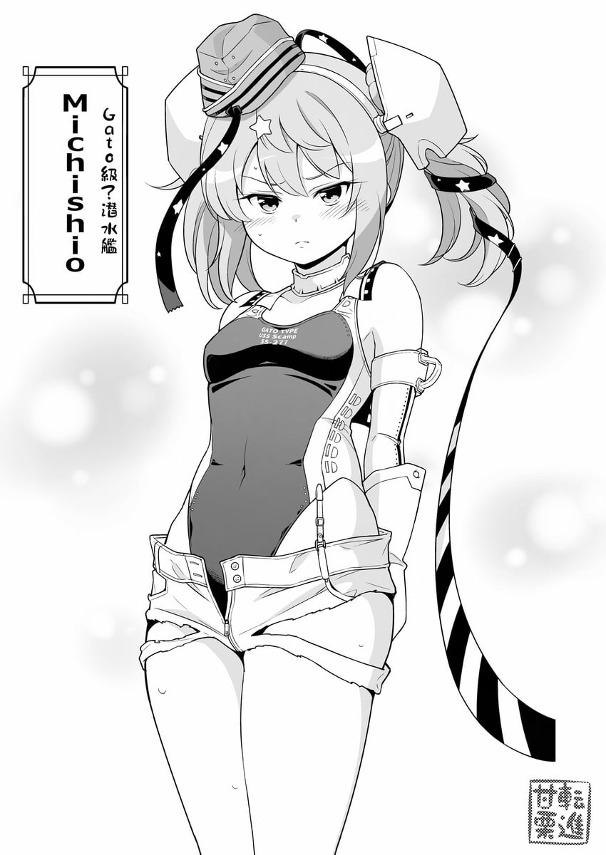 michishio and scamp (kantai collection) drawn by tenshin_amaguri_(inobeeto)