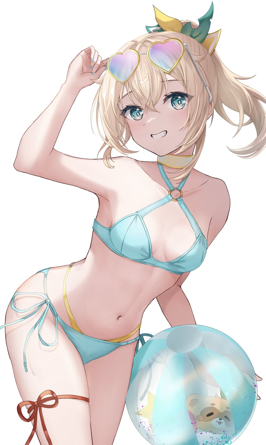 kazama iroha and pokobee (hololive) drawn by piyottorabitto
