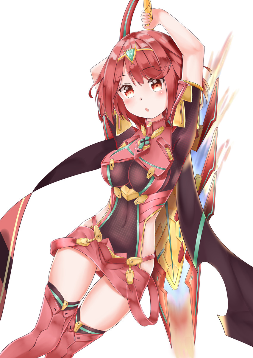 pyra (xenoblade chronicles and 1 more) drawn by fuyuki030