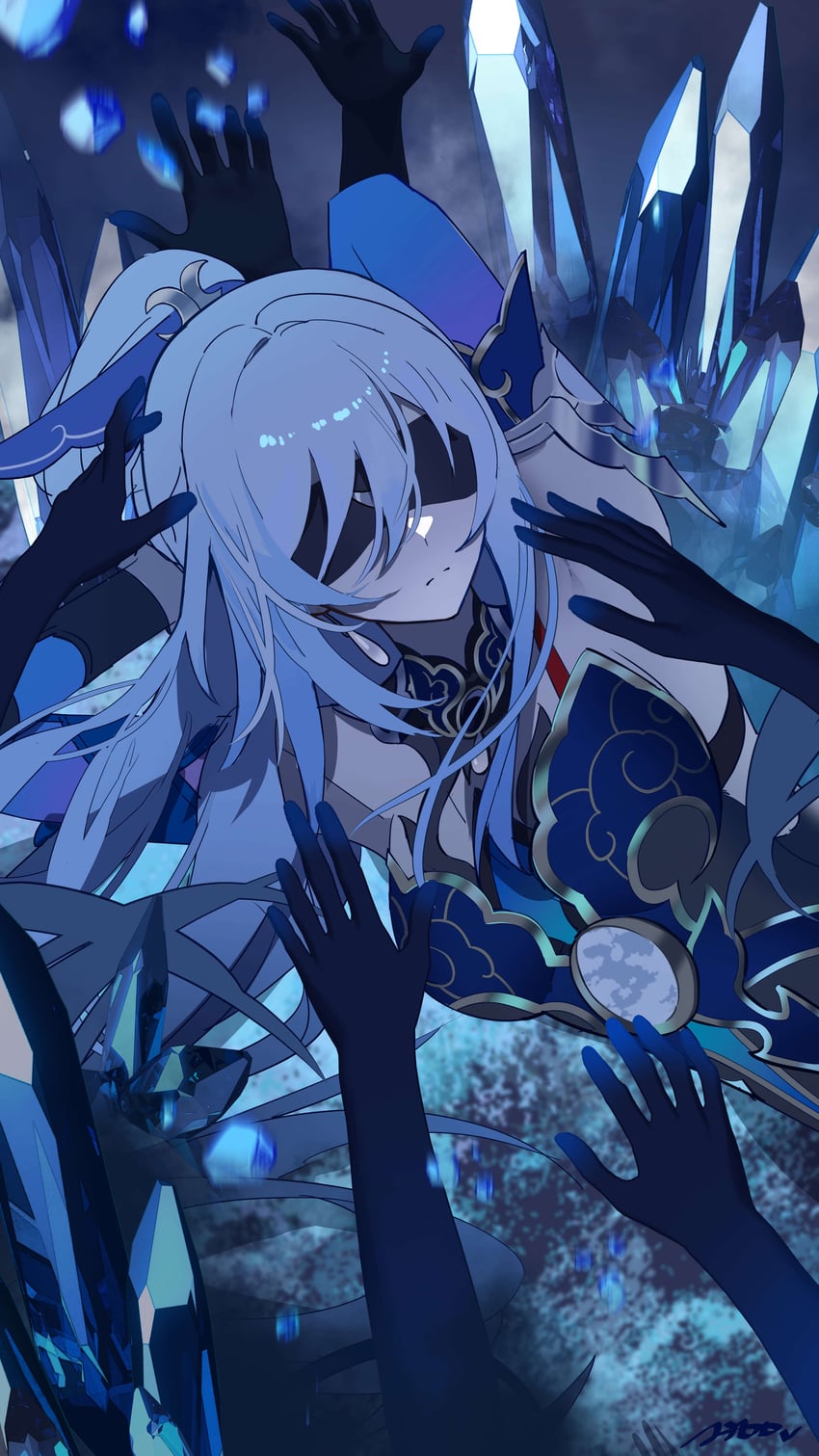 jingliu (honkai and 1 more) drawn by ai_dongdong