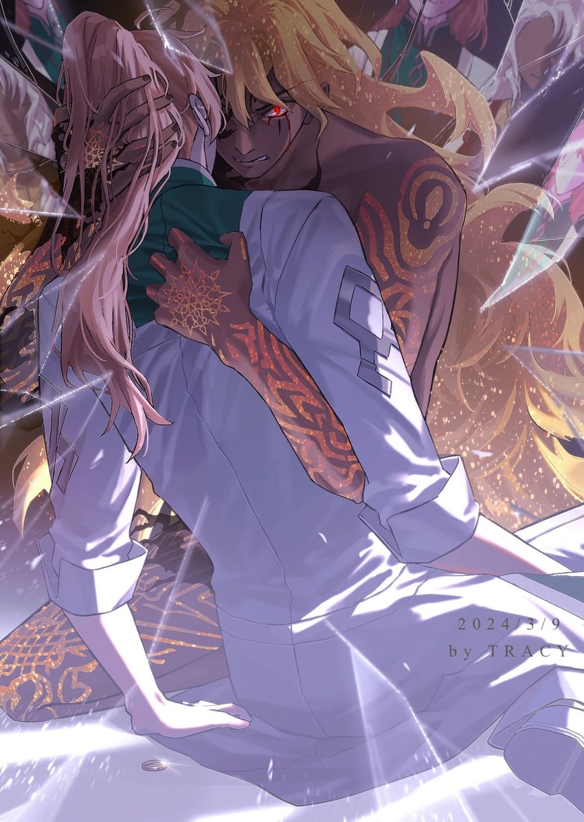romani archaman, solomon, goetia, and king of men goetia (fate and 1 more) drawn by qwer00138