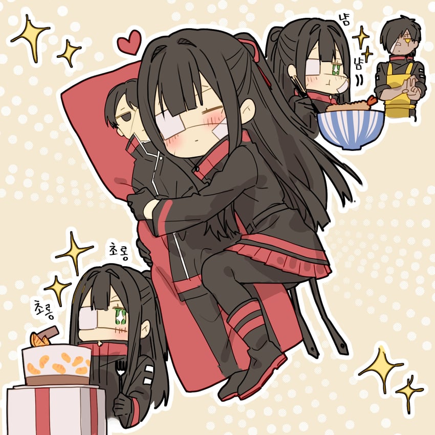 tenma, yujin, and valentin (project moon and 1 more) drawn by michael_(8m71d)